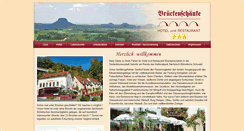 Desktop Screenshot of brueckenschaenke-sebnitz.de